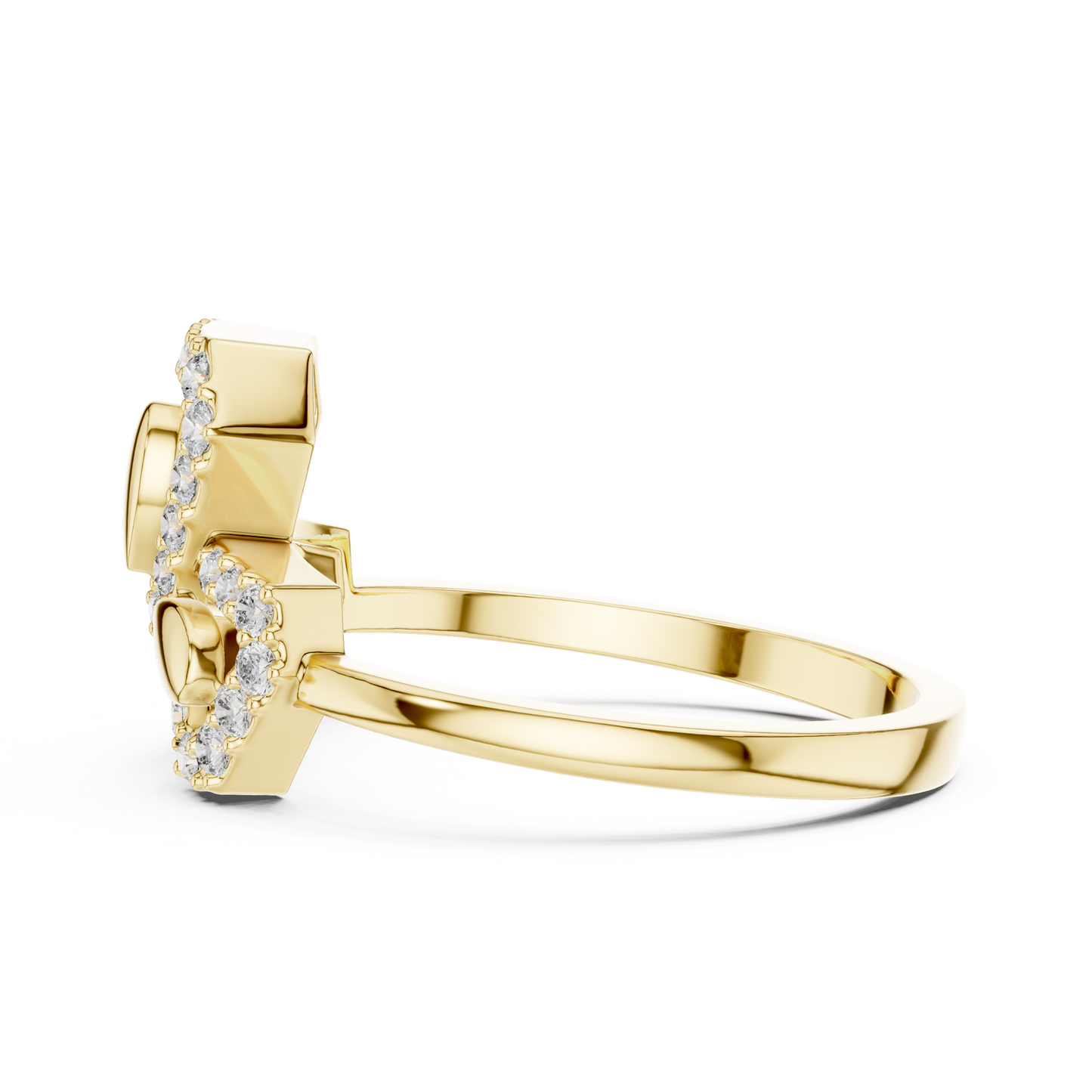 Round Halo Lab Grown Diamond Ring