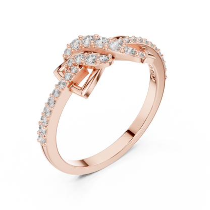 Round Halo Lab Grown Diamond Ring