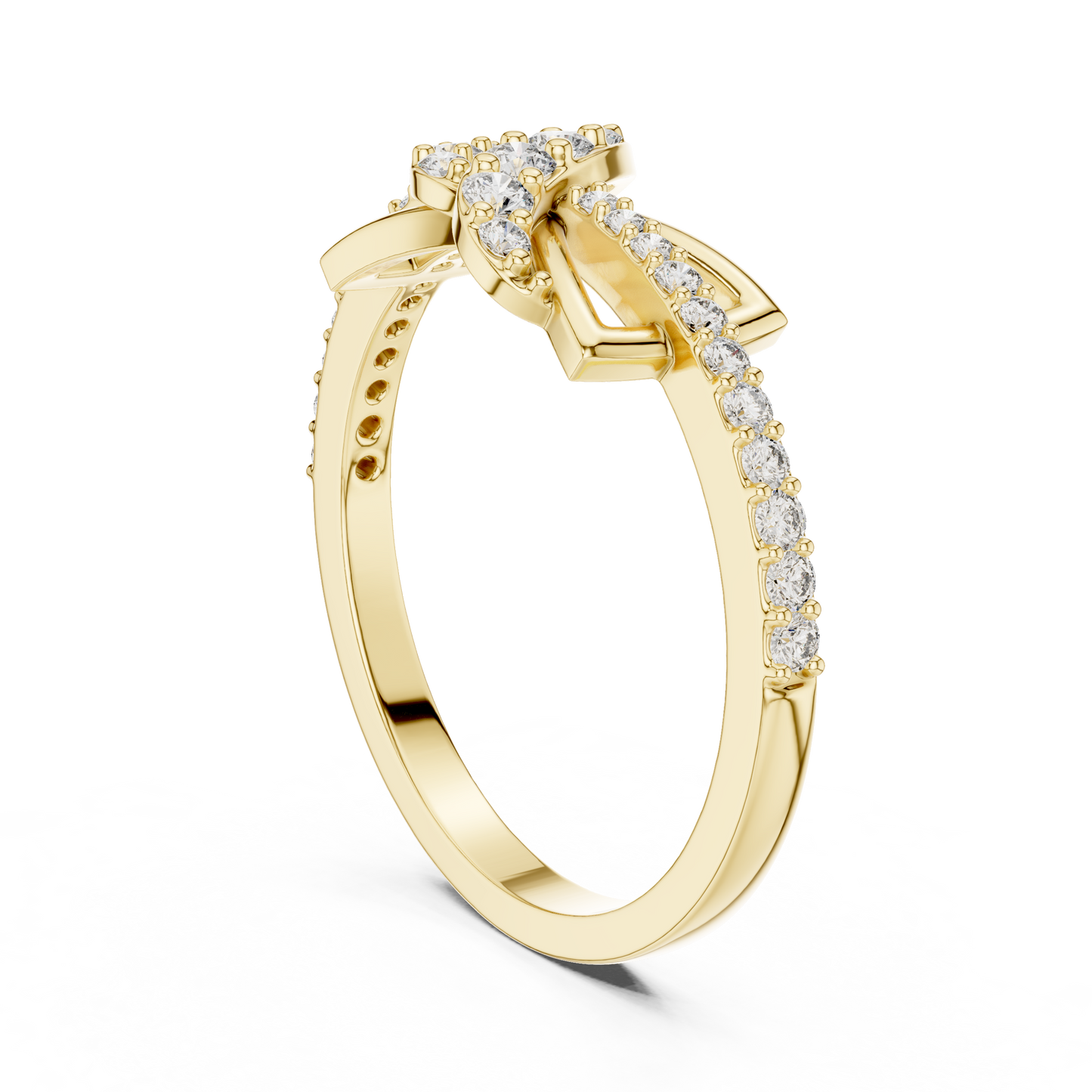 Round Halo Lab Grown Diamond Ring