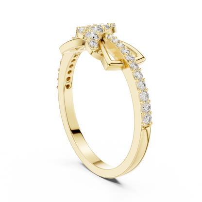 Round Halo Lab Grown Diamond Ring