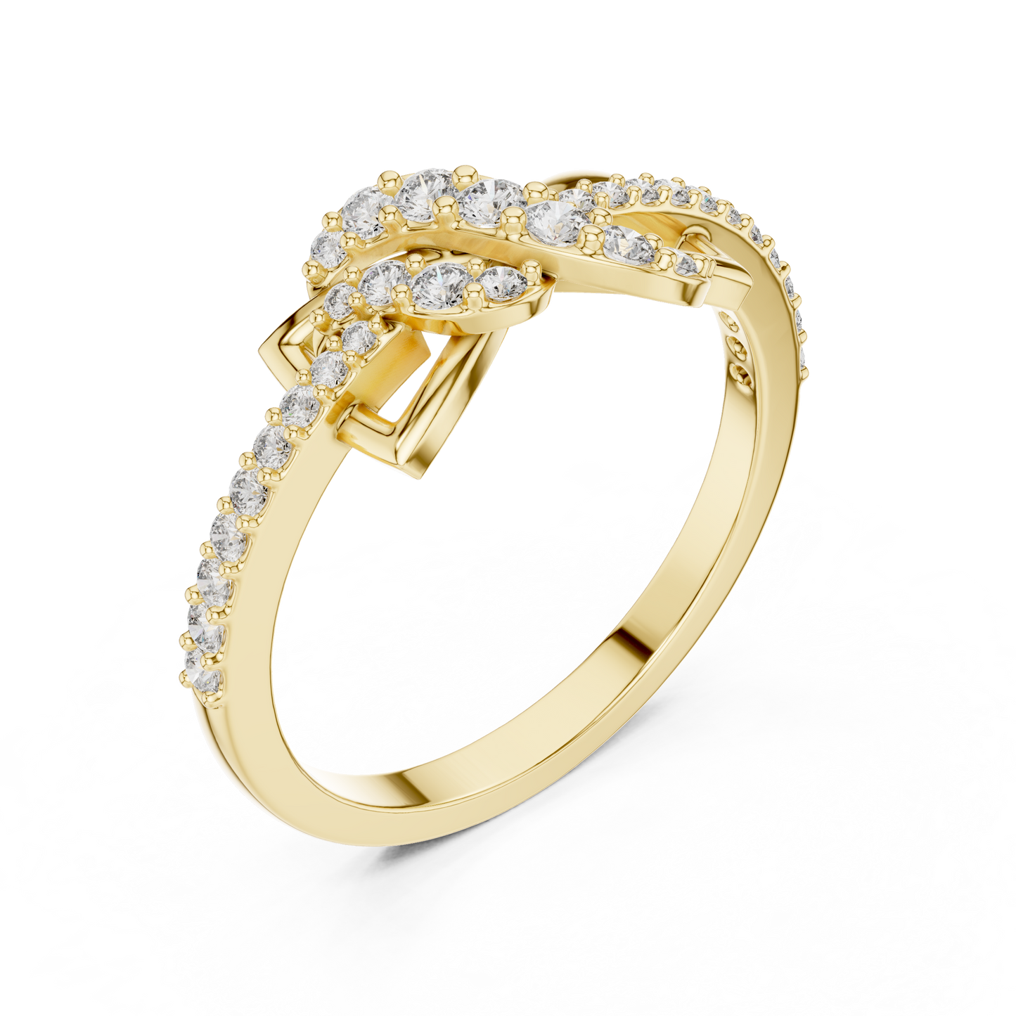 Round Halo Lab Grown Diamond Ring