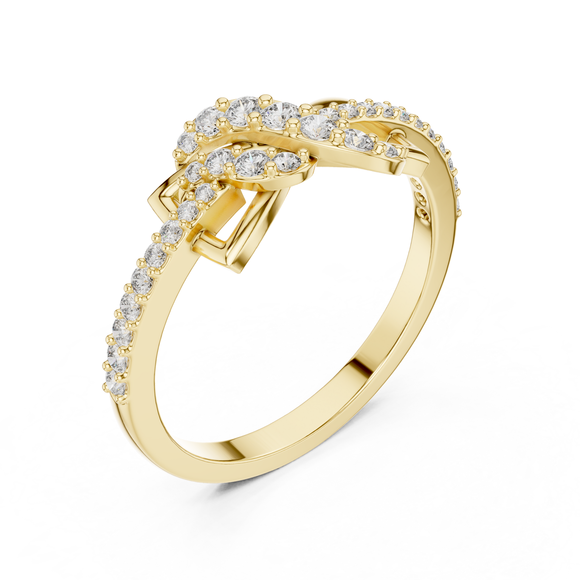 Round Halo Lab Grown Diamond Ring