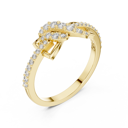Round Halo Lab Grown Diamond Ring