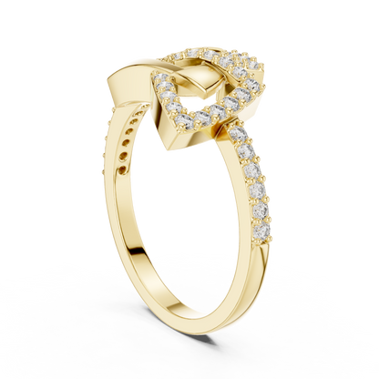 Round Halo Lab Grown Diamond Ring