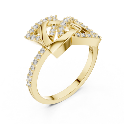 Round Halo Lab Grown Diamond Ring