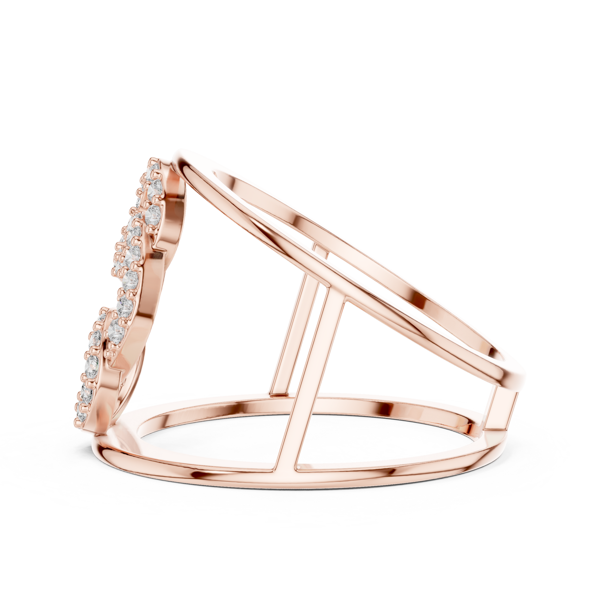 Round Halo Lab Grown Diamond Ring