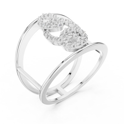Round Halo Lab Grown Diamond Ring