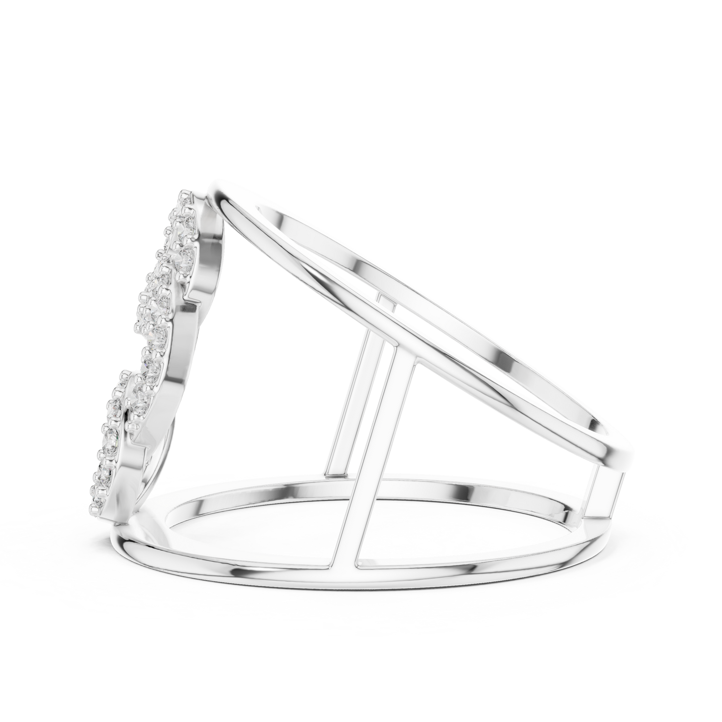 Round Halo Lab Grown Diamond Ring