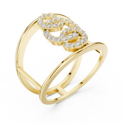 Round Halo Lab Grown Diamond Ring