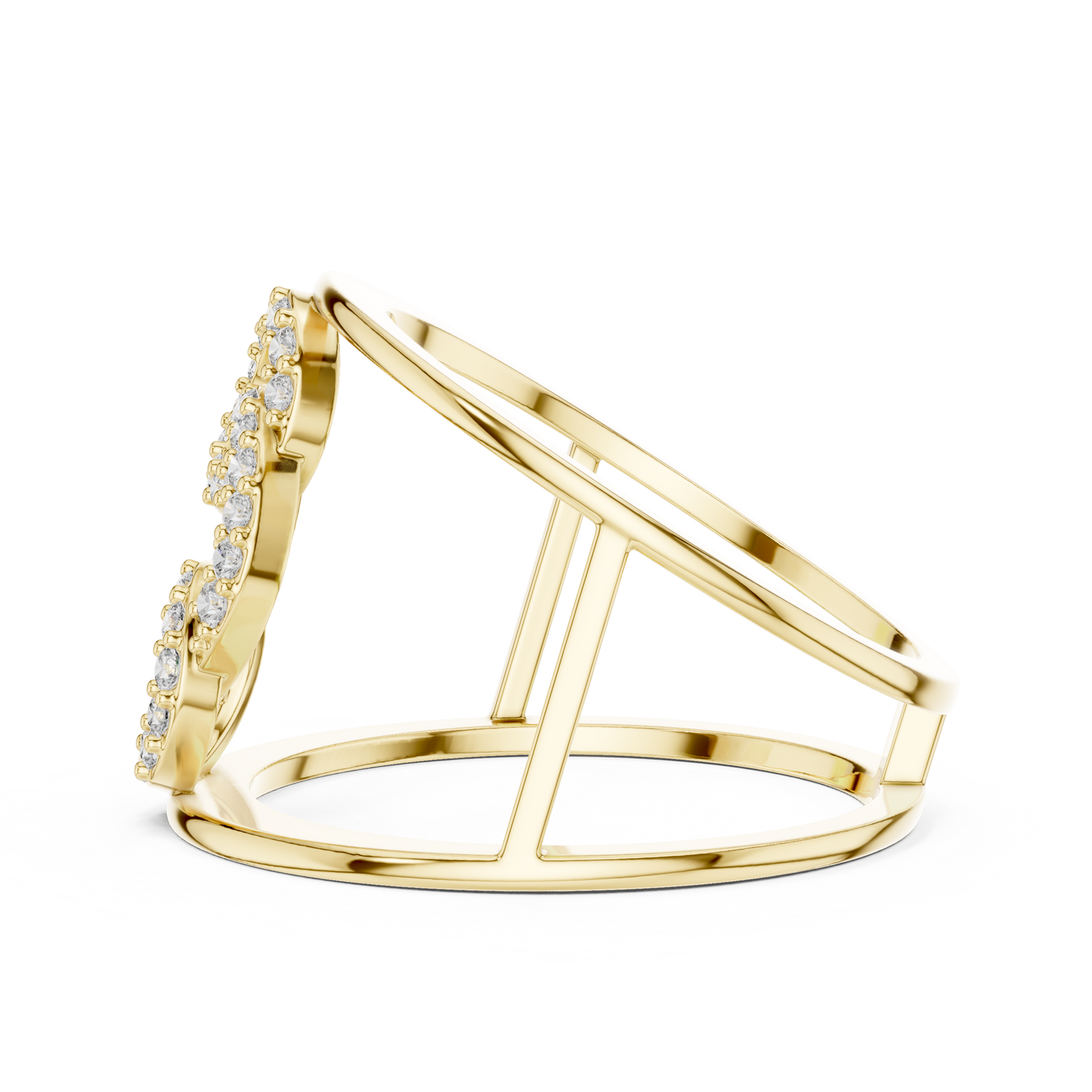 Round Halo Lab Grown Diamond Ring