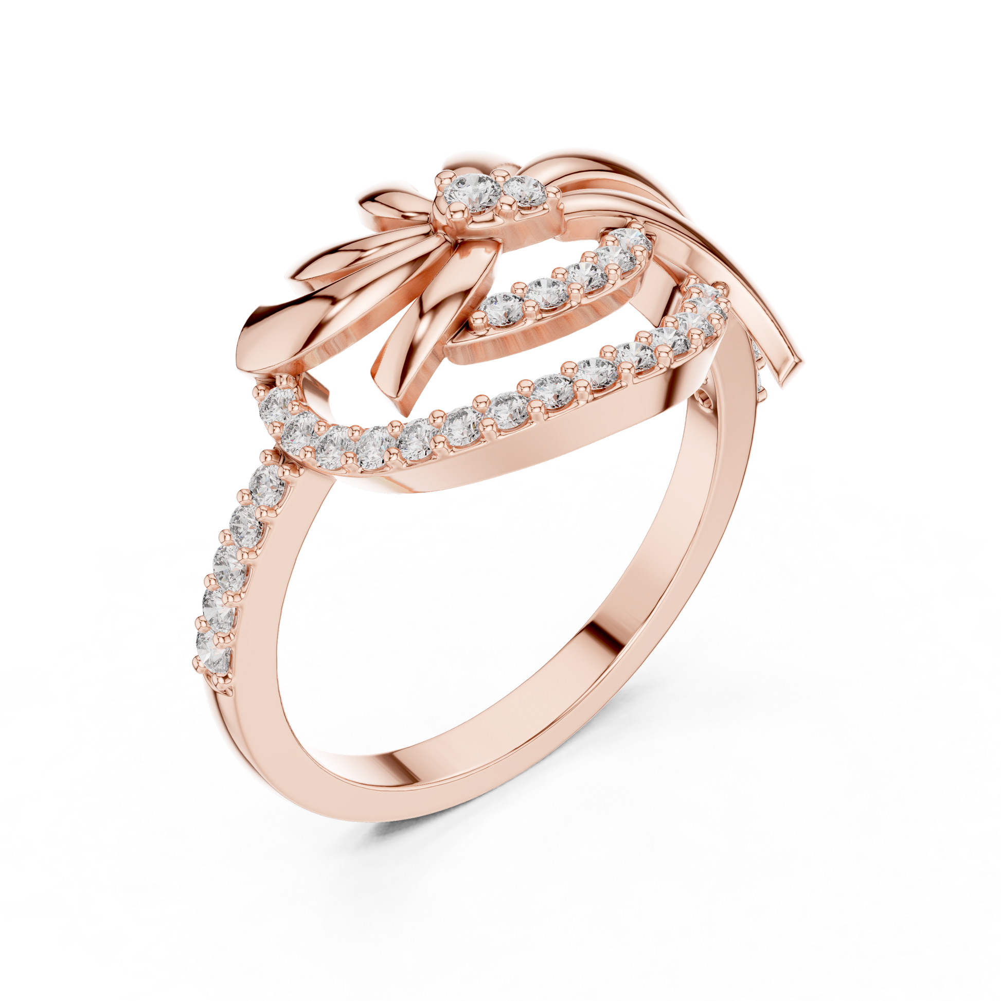 Round Halo Lab Grown Diamond Ring