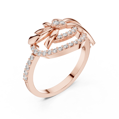 Round Halo Lab Grown Diamond Ring