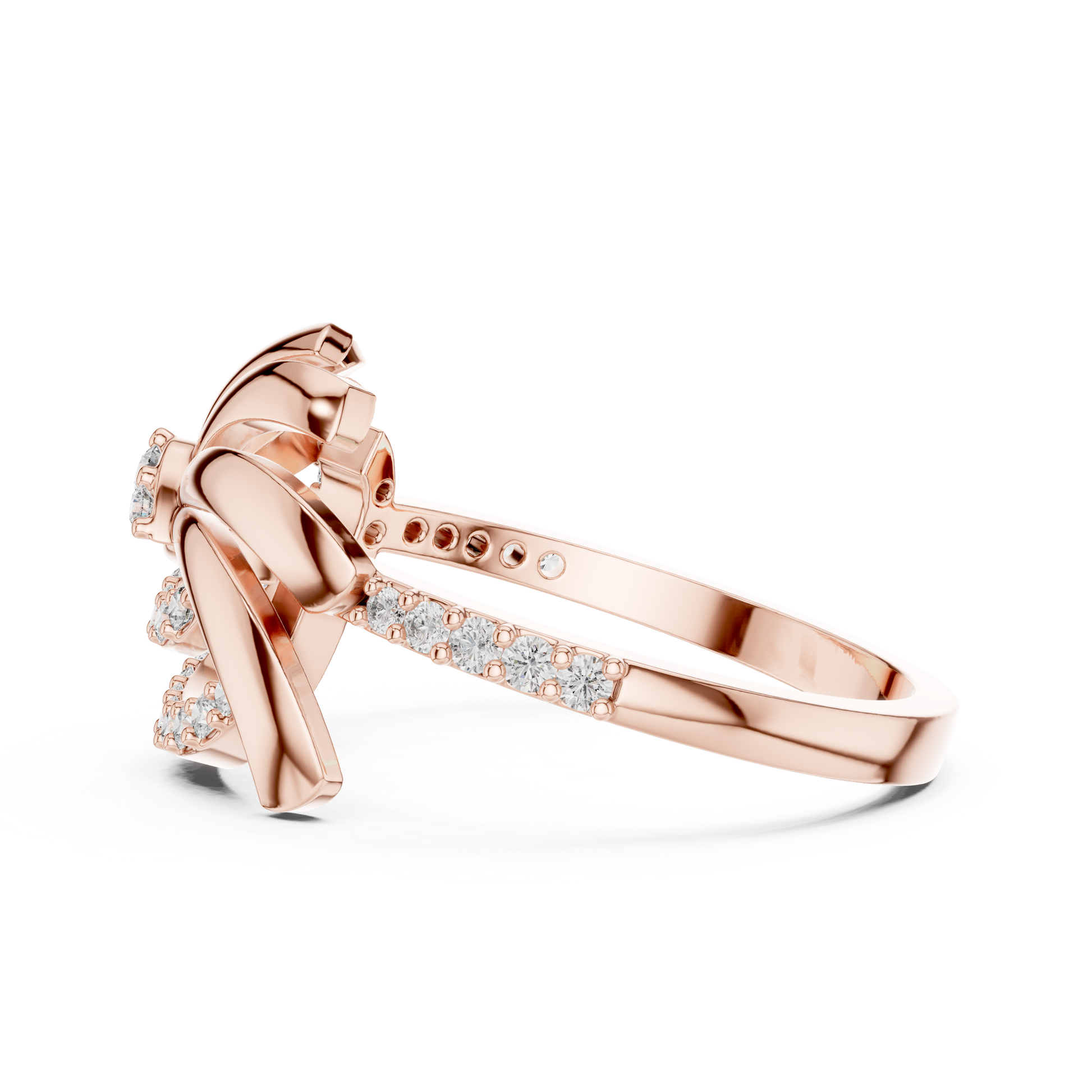 Round Halo Lab Grown Diamond Ring