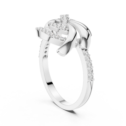 Round Halo Lab Grown Diamond Ring