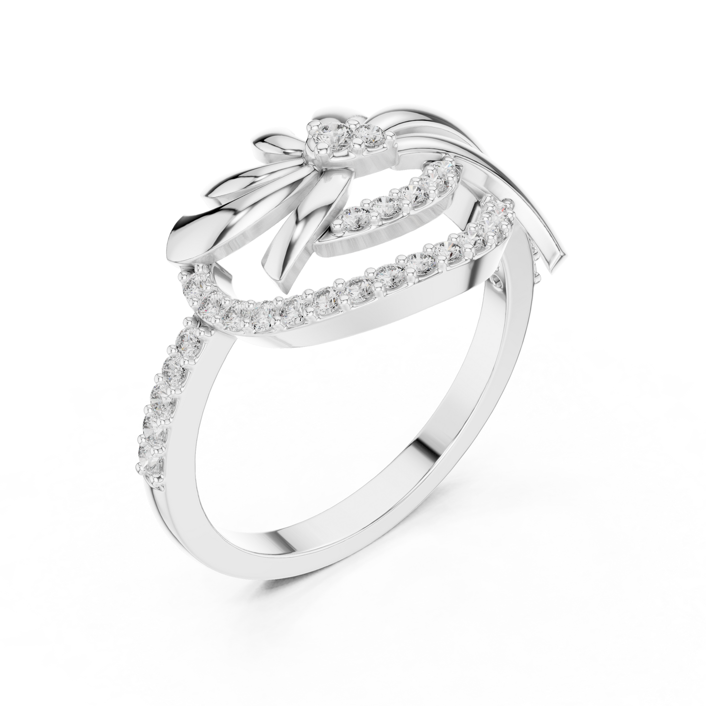 Round Halo Lab Grown Diamond Ring