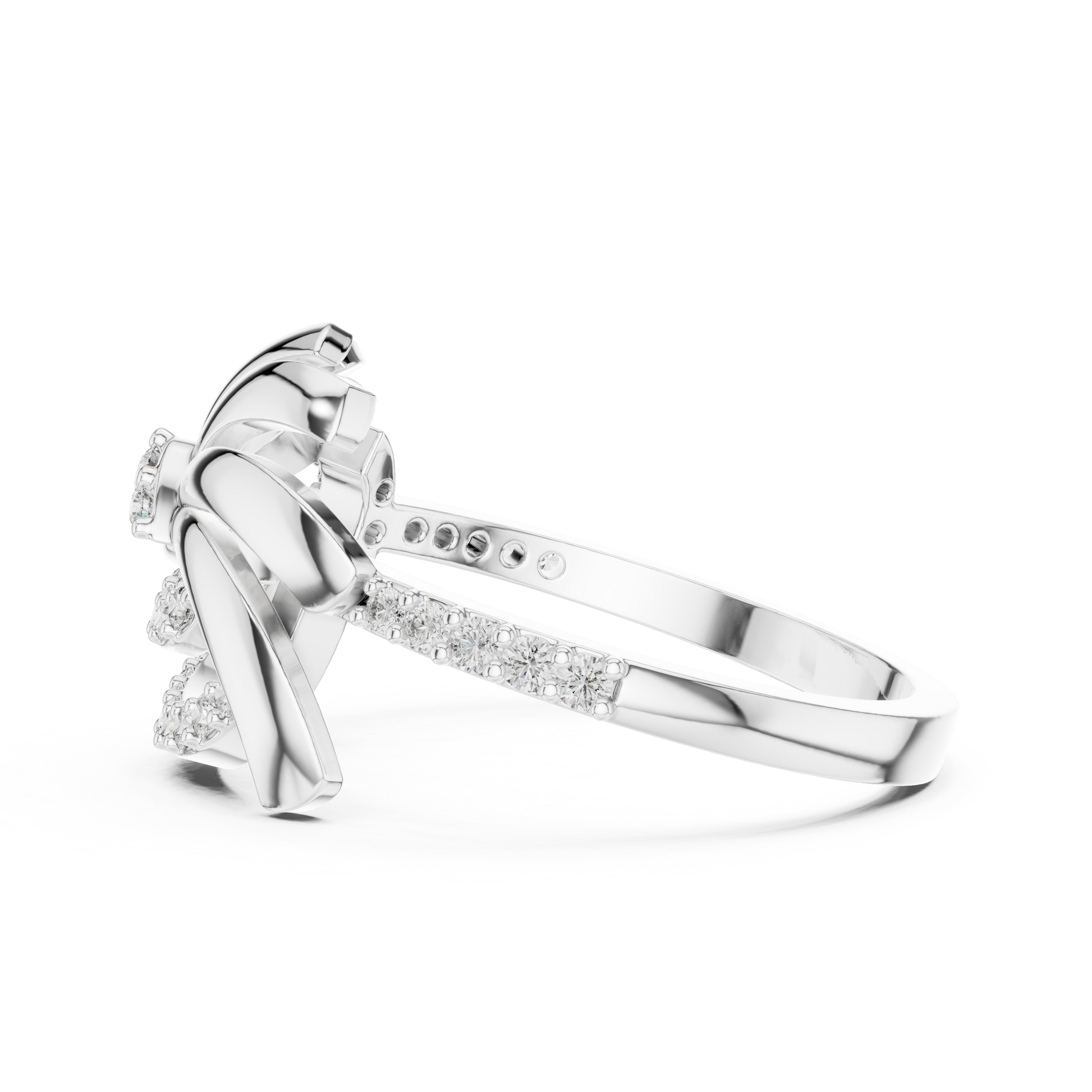 Round Halo Lab Grown Diamond Ring