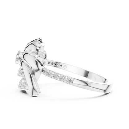 Round Halo Lab Grown Diamond Ring