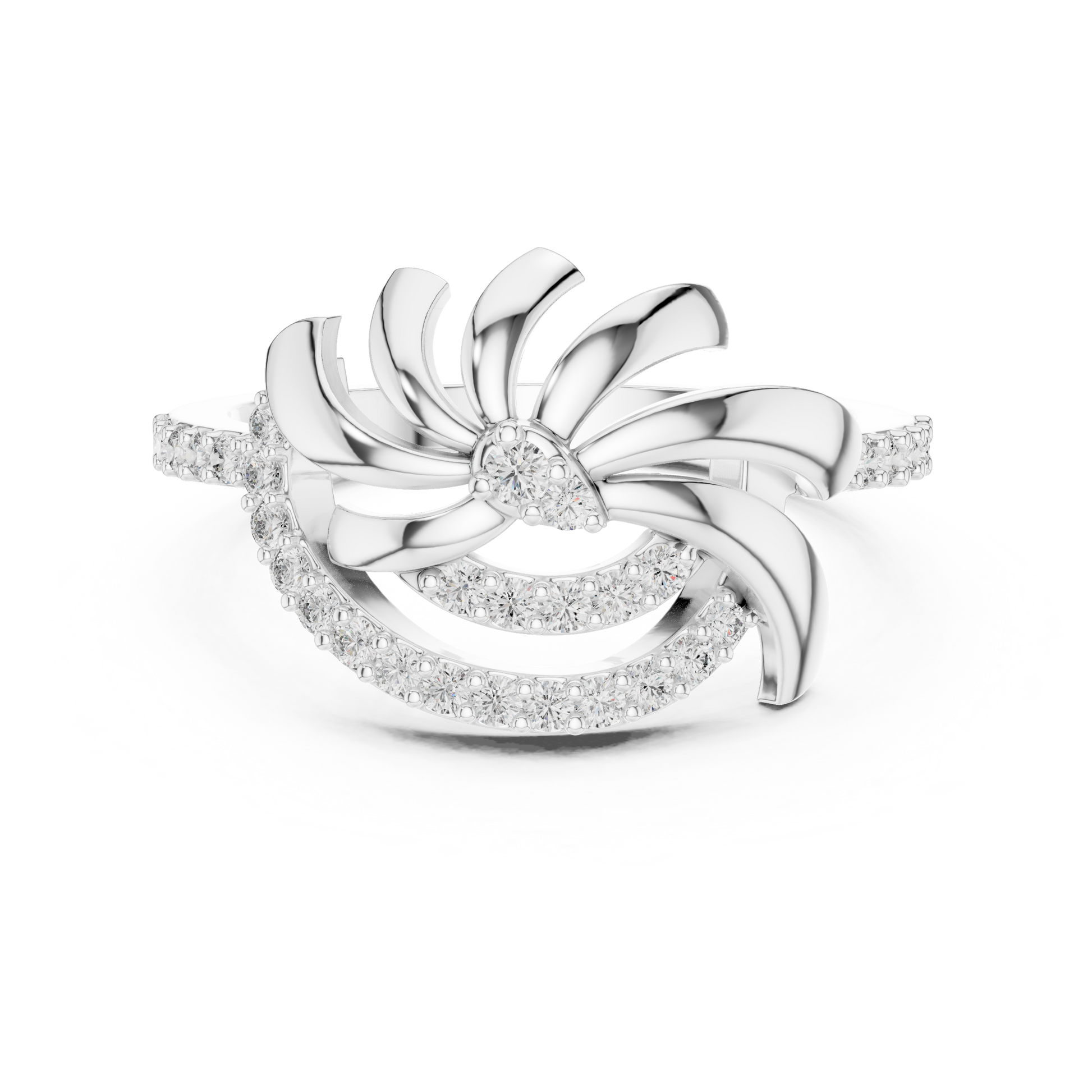 Round Halo Lab Grown Diamond Ring