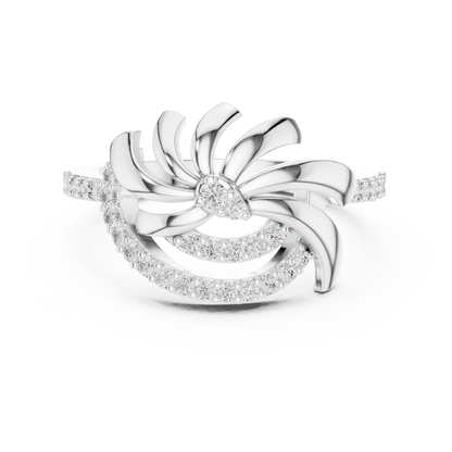 Round Halo Lab Grown Diamond Ring