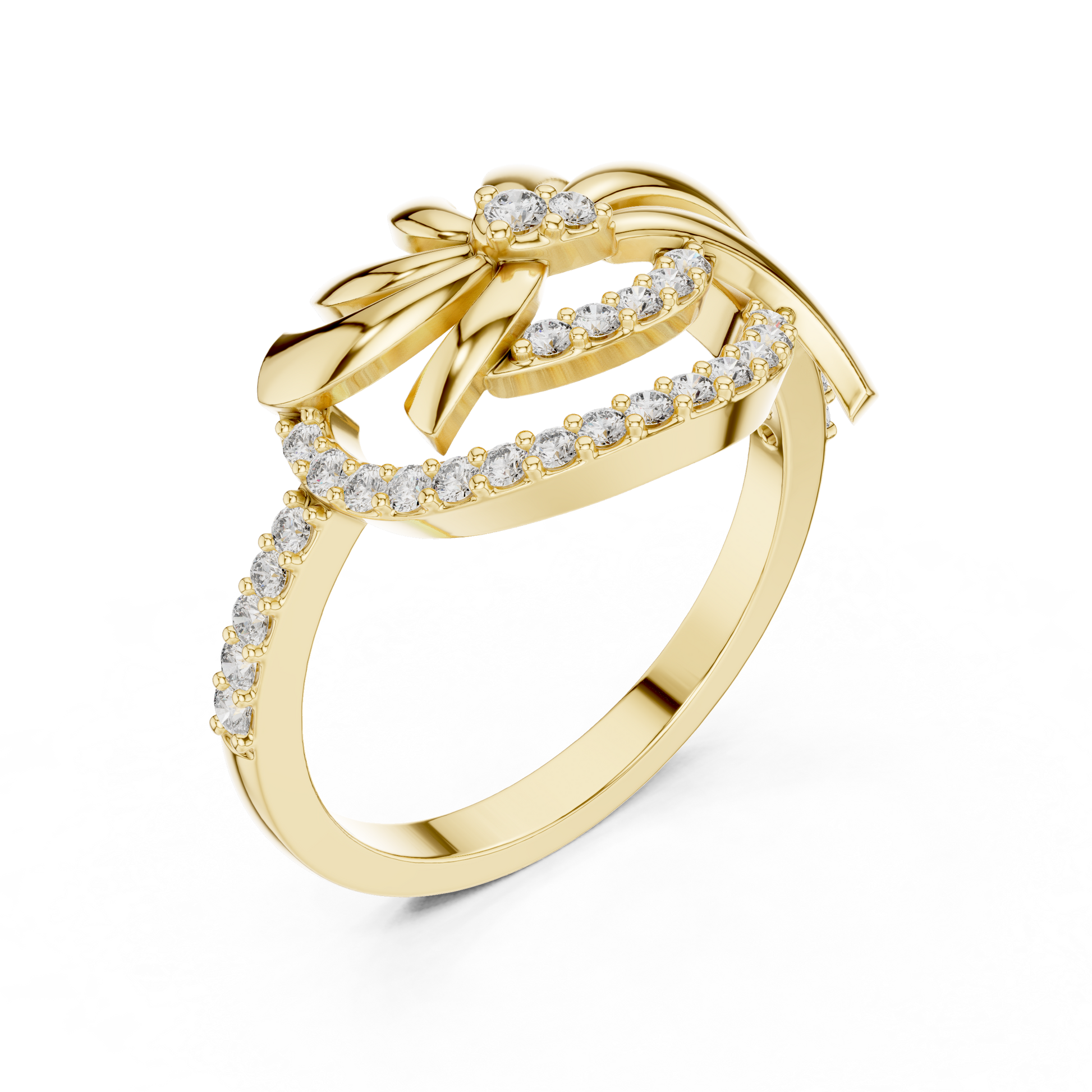 Round Halo Lab Grown Diamond Ring