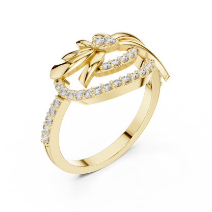 Round Halo Lab Grown Diamond Ring