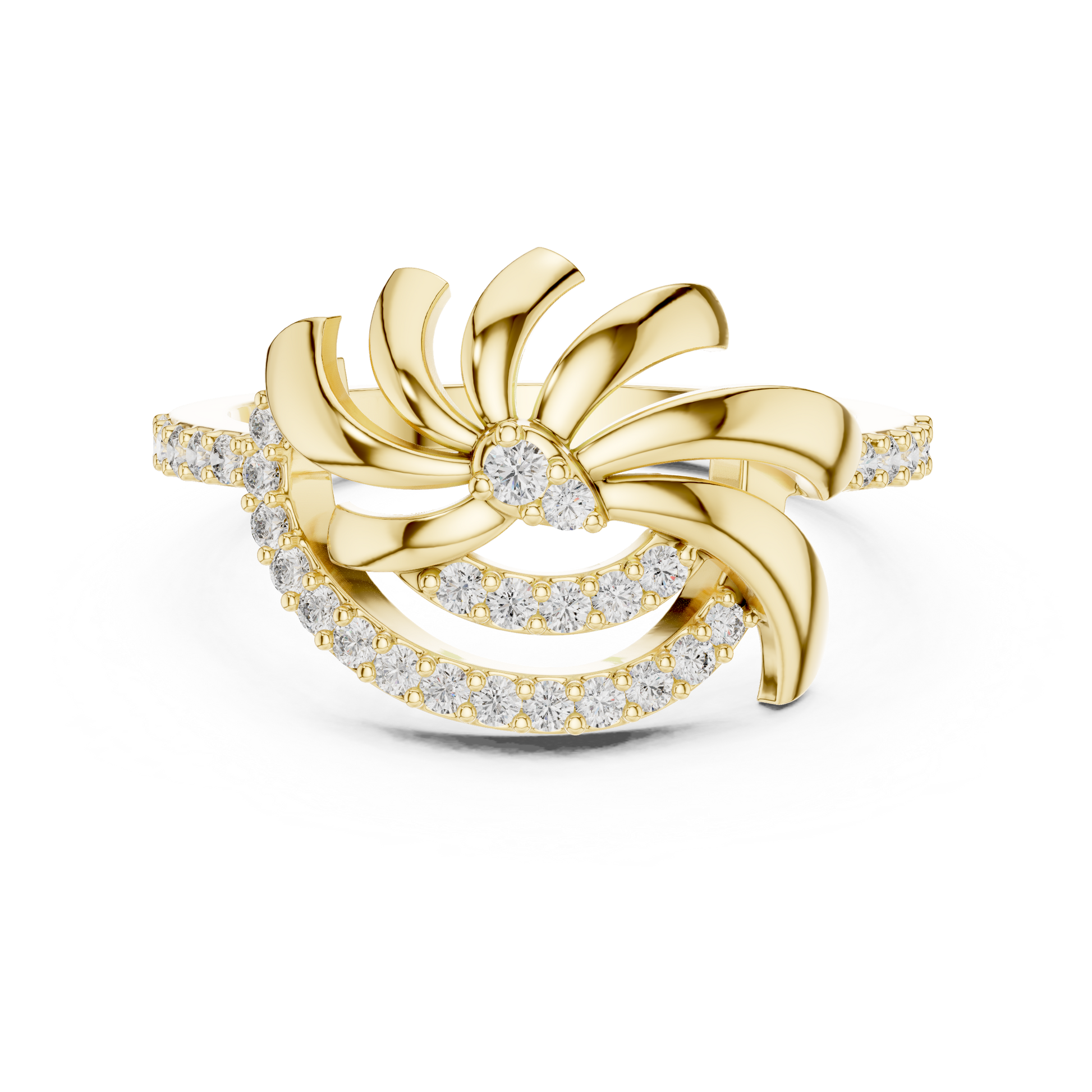 Round Halo Lab Grown Diamond Ring