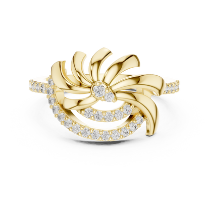 Round Halo Lab Grown Diamond Ring