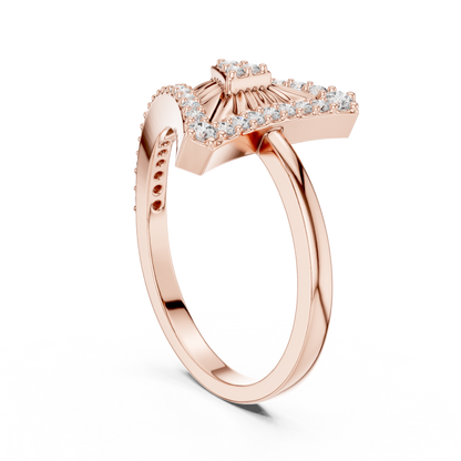 Round Halo Lab Grown Diamond Ring