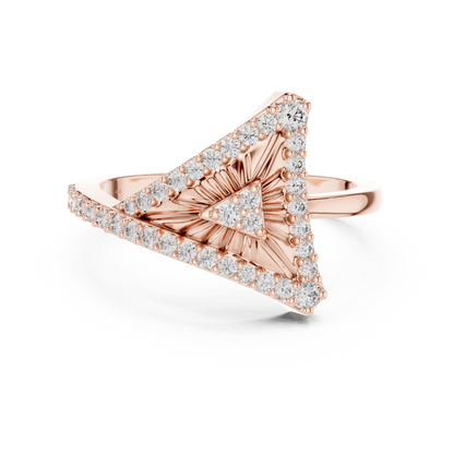 Round Halo Lab Grown Diamond Ring