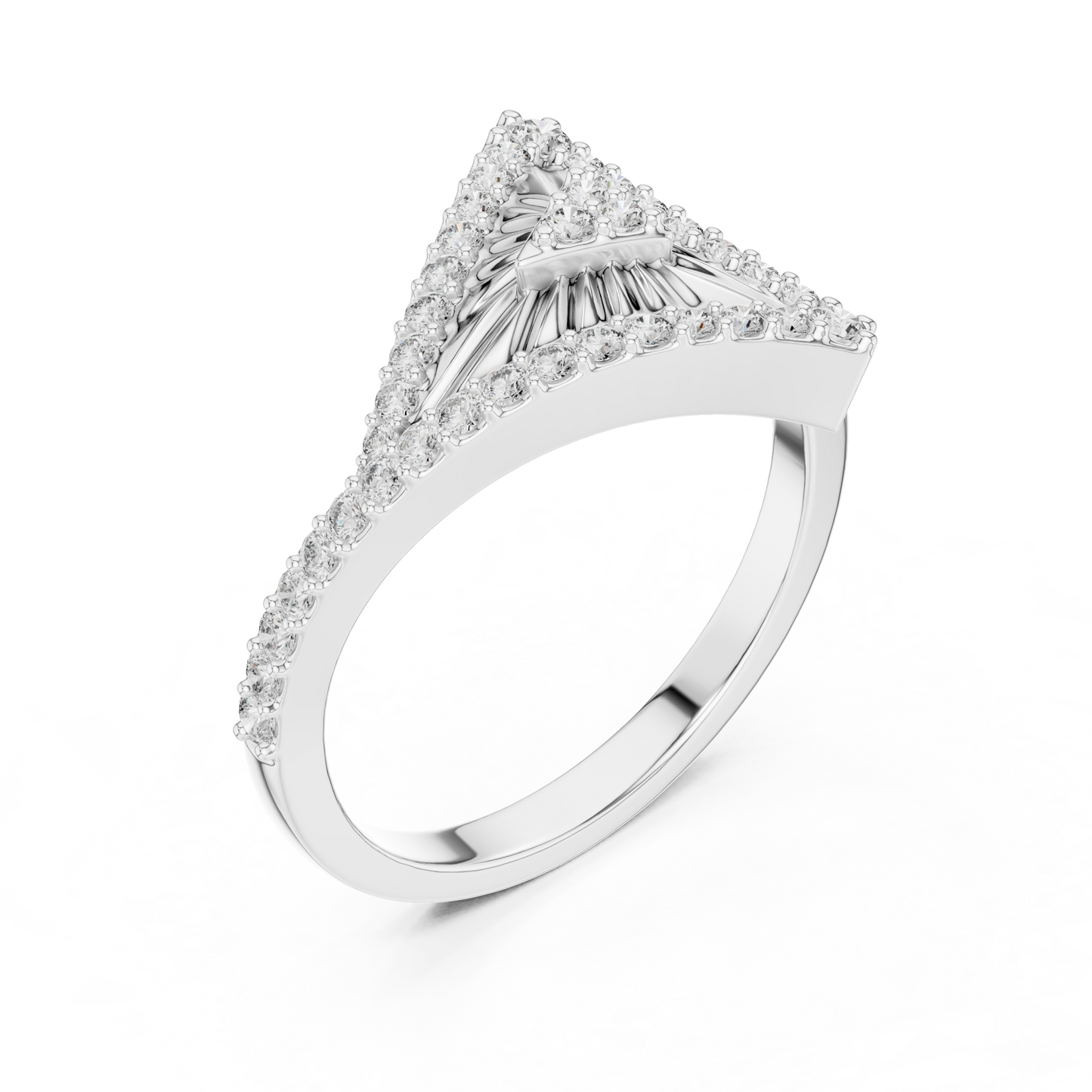 Round Halo Lab Grown Diamond Ring