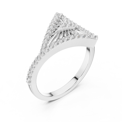 Round Halo Lab Grown Diamond Ring