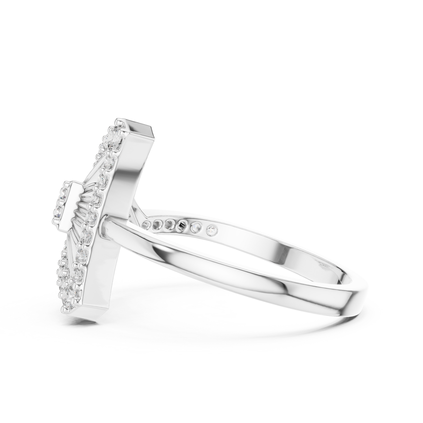 Round Halo Lab Grown Diamond Ring