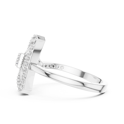 Round Halo Lab Grown Diamond Ring