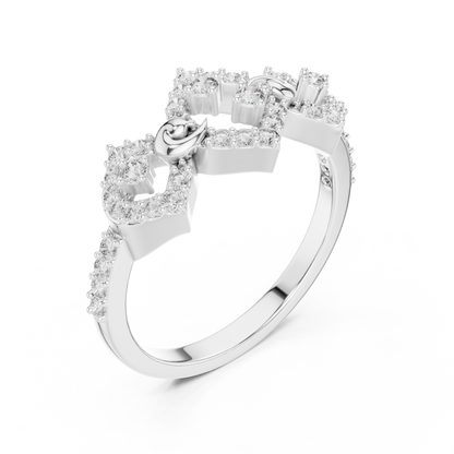 Mixed Shape Lab Grown Diamond Halo Ring