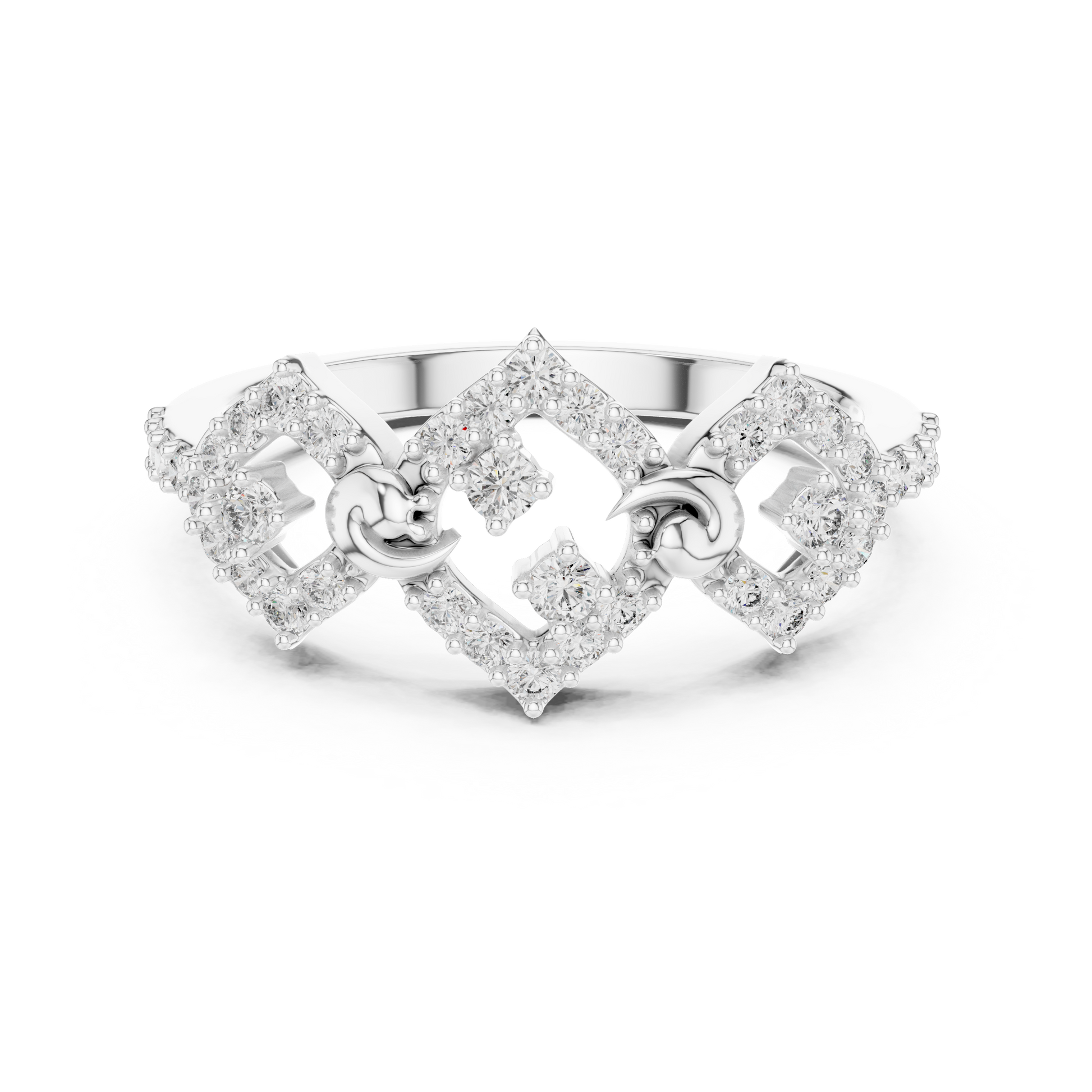 Mixed Shape Lab Grown Diamond Halo Ring