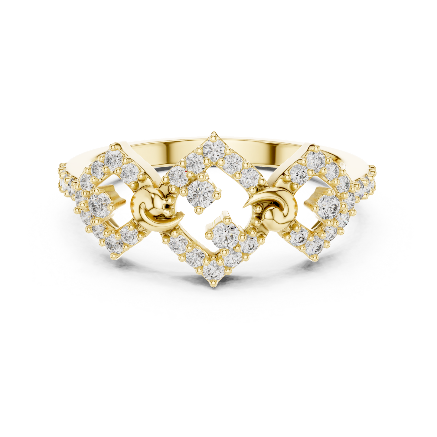 Mixed Shape Lab Grown Diamond Halo Ring