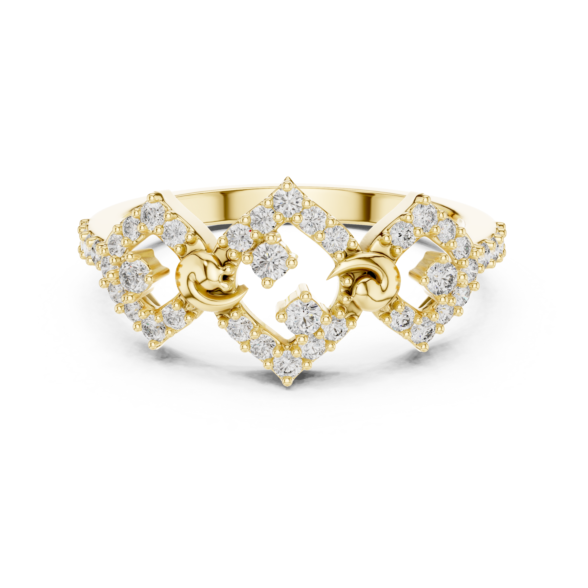 Mixed Shape Lab Grown Diamond Halo Ring