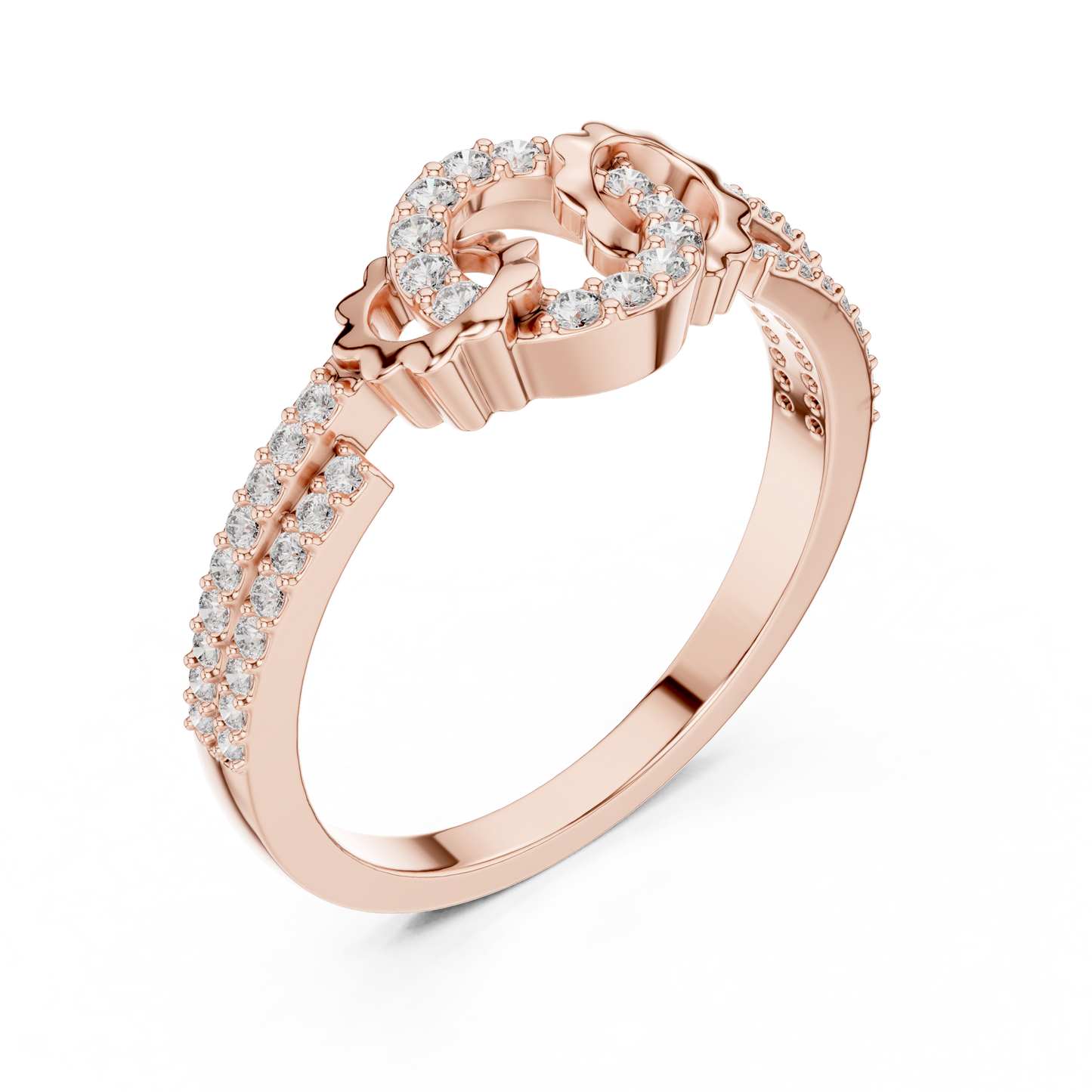 Round Halo Lab Grown Diamond Ring