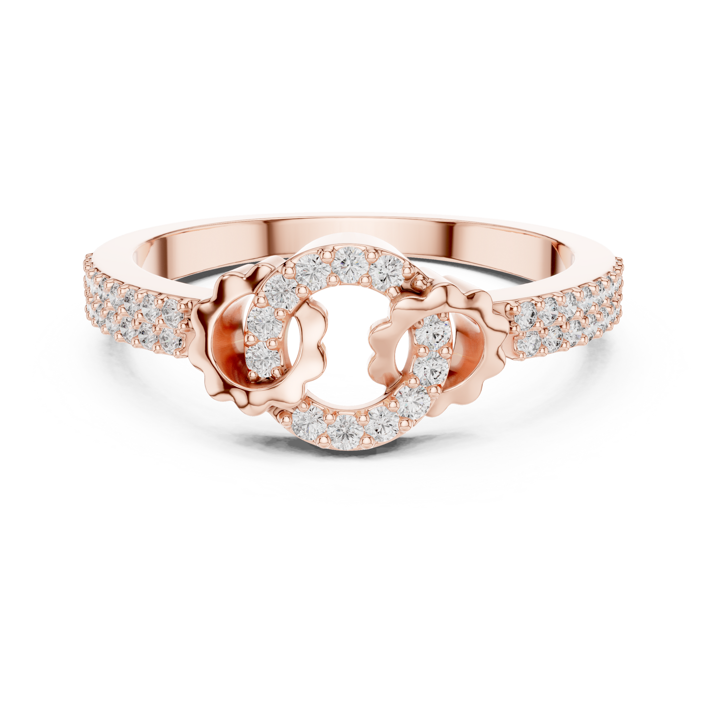 Round Halo Lab Grown Diamond Ring