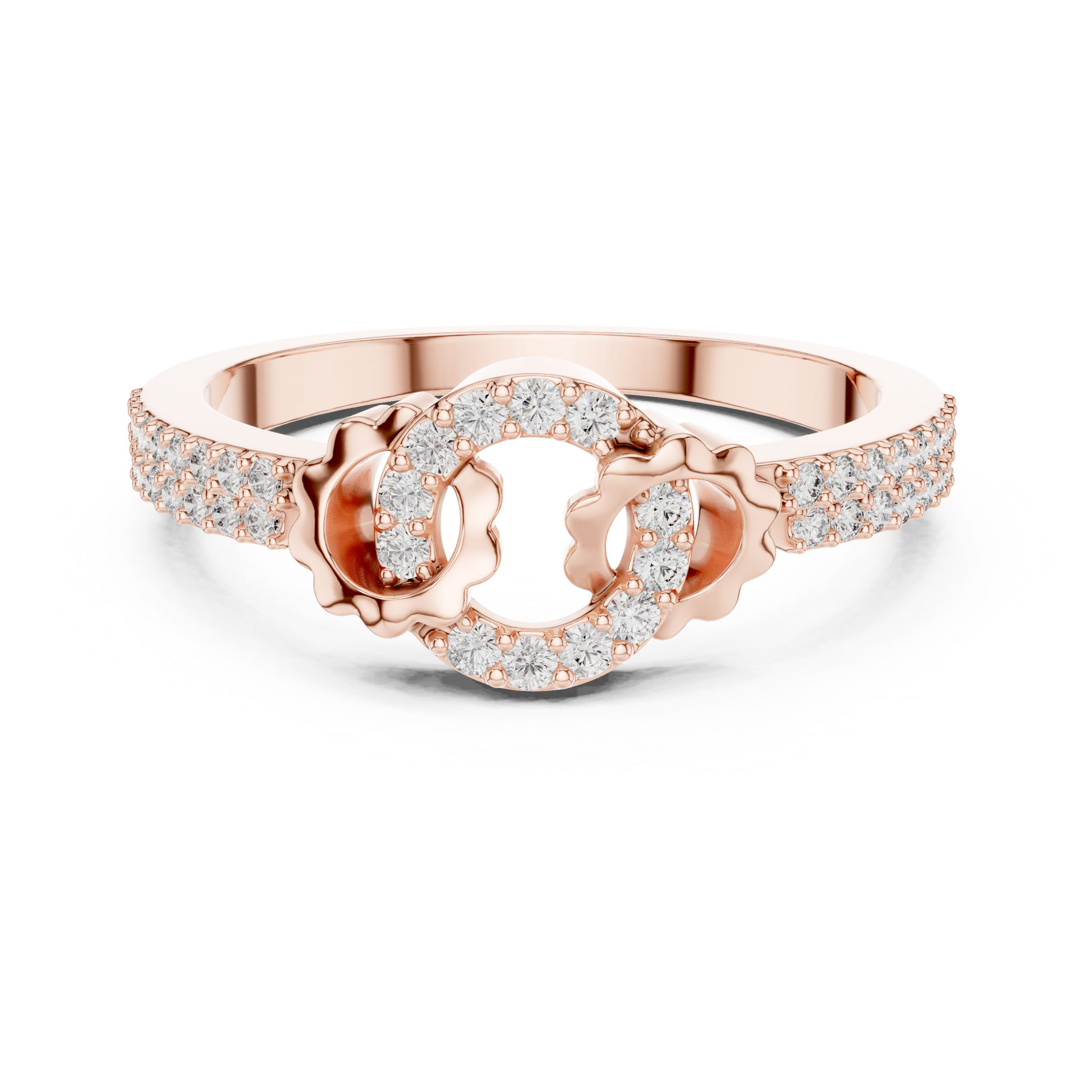 Round Halo Lab Grown Diamond Ring