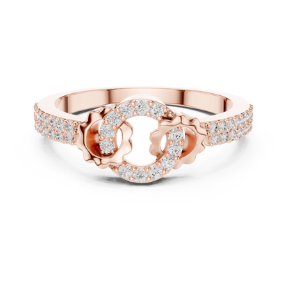 Round Halo Lab Grown Diamond Ring