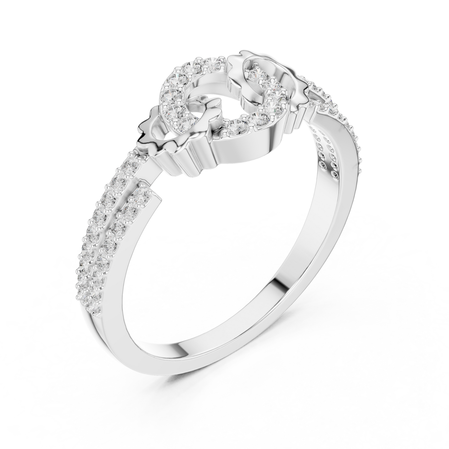 Round Halo Lab Grown Diamond Ring