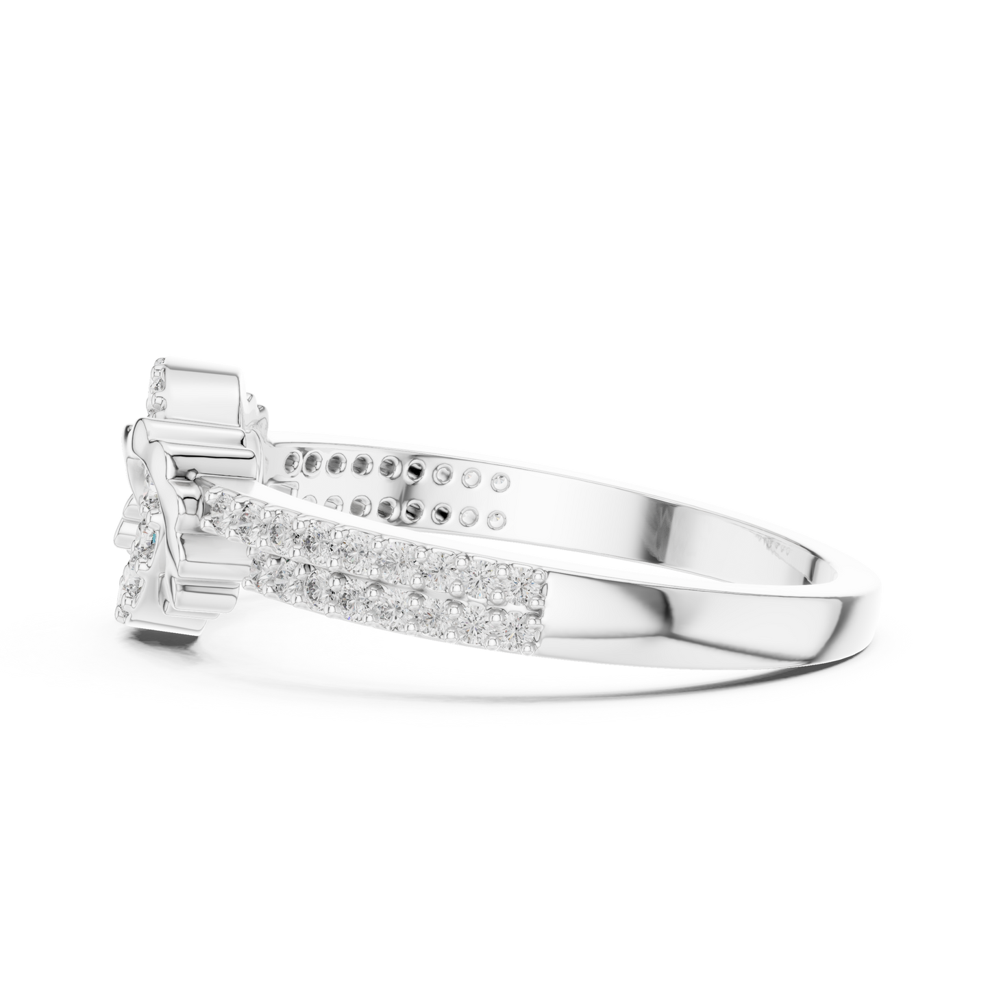 Round Halo Lab Grown Diamond Ring