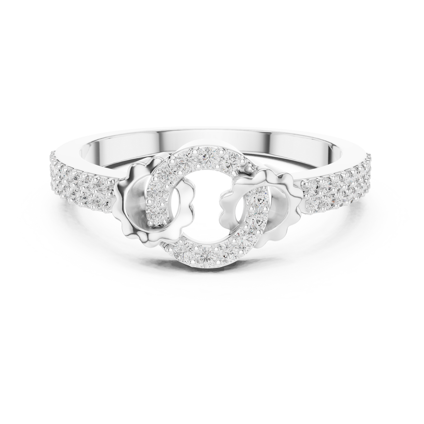 Round Halo Lab Grown Diamond Ring