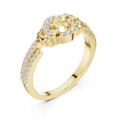 Round Halo Lab Grown Diamond Ring
