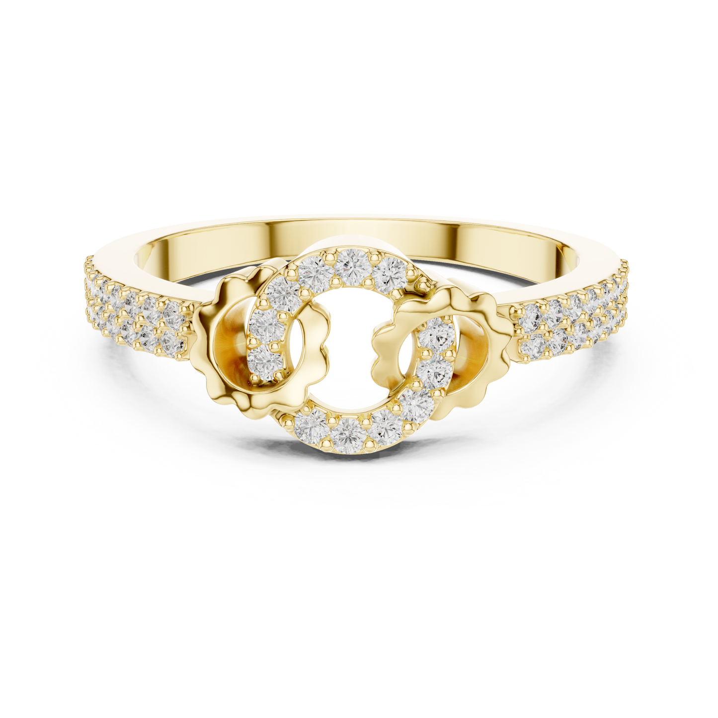 Round Halo Lab Grown Diamond Ring