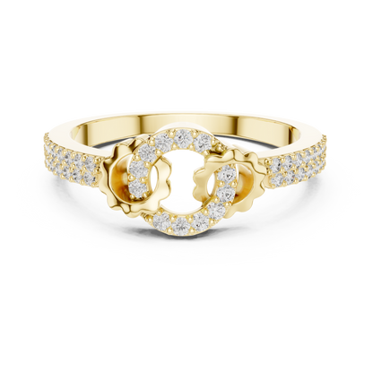 Round Halo Lab Grown Diamond Ring