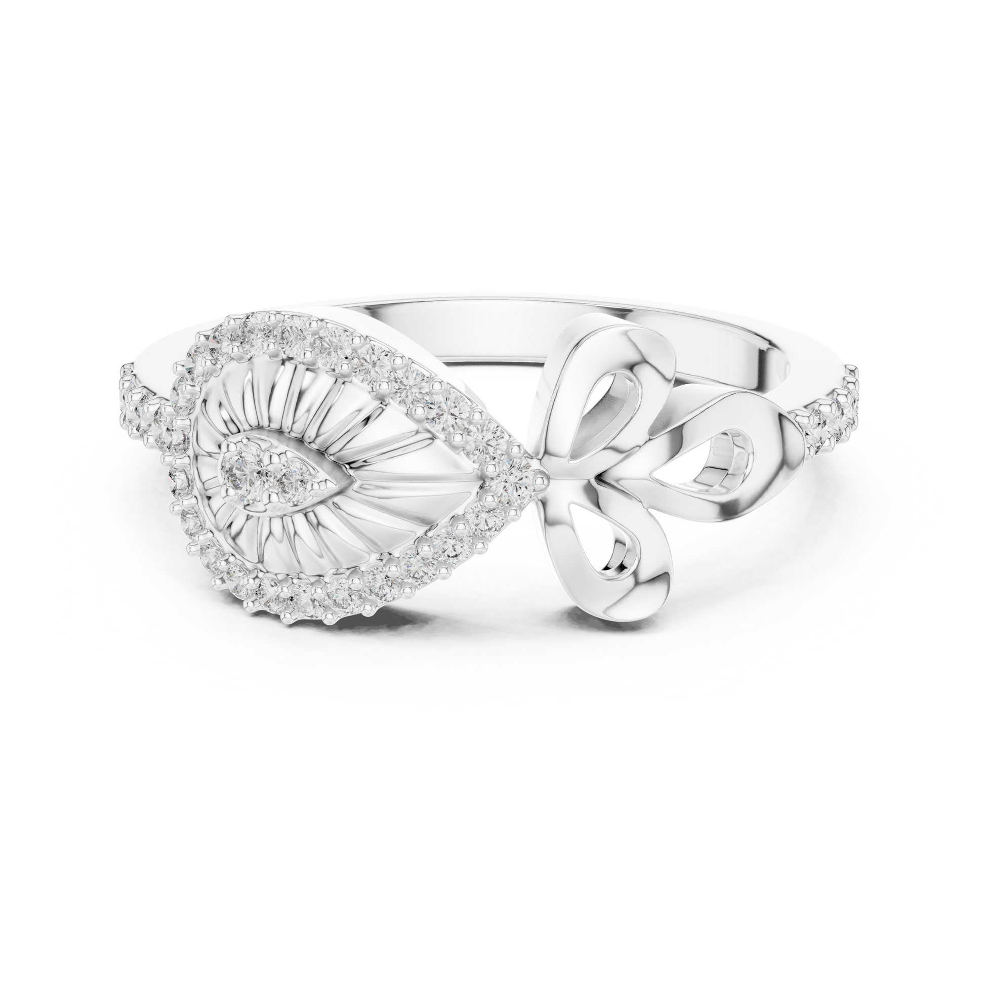 Round Halo Lab Grown Diamond Ring