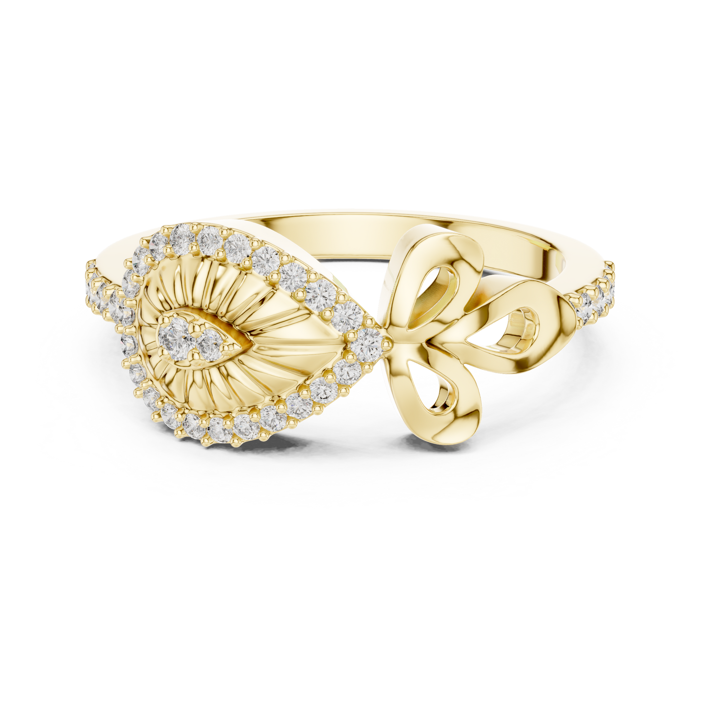 Round Halo Lab Grown Diamond Ring