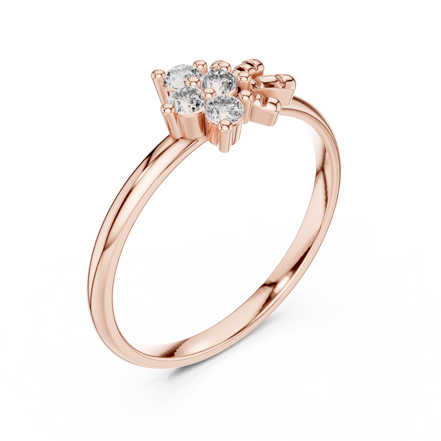 Round Halo Lab Grown Diamond Ring